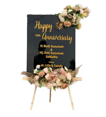 Papan Bunga Akrilik Sungai Panas