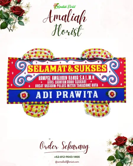 Papan Bunga Ucapan Selamat Sungai Panas